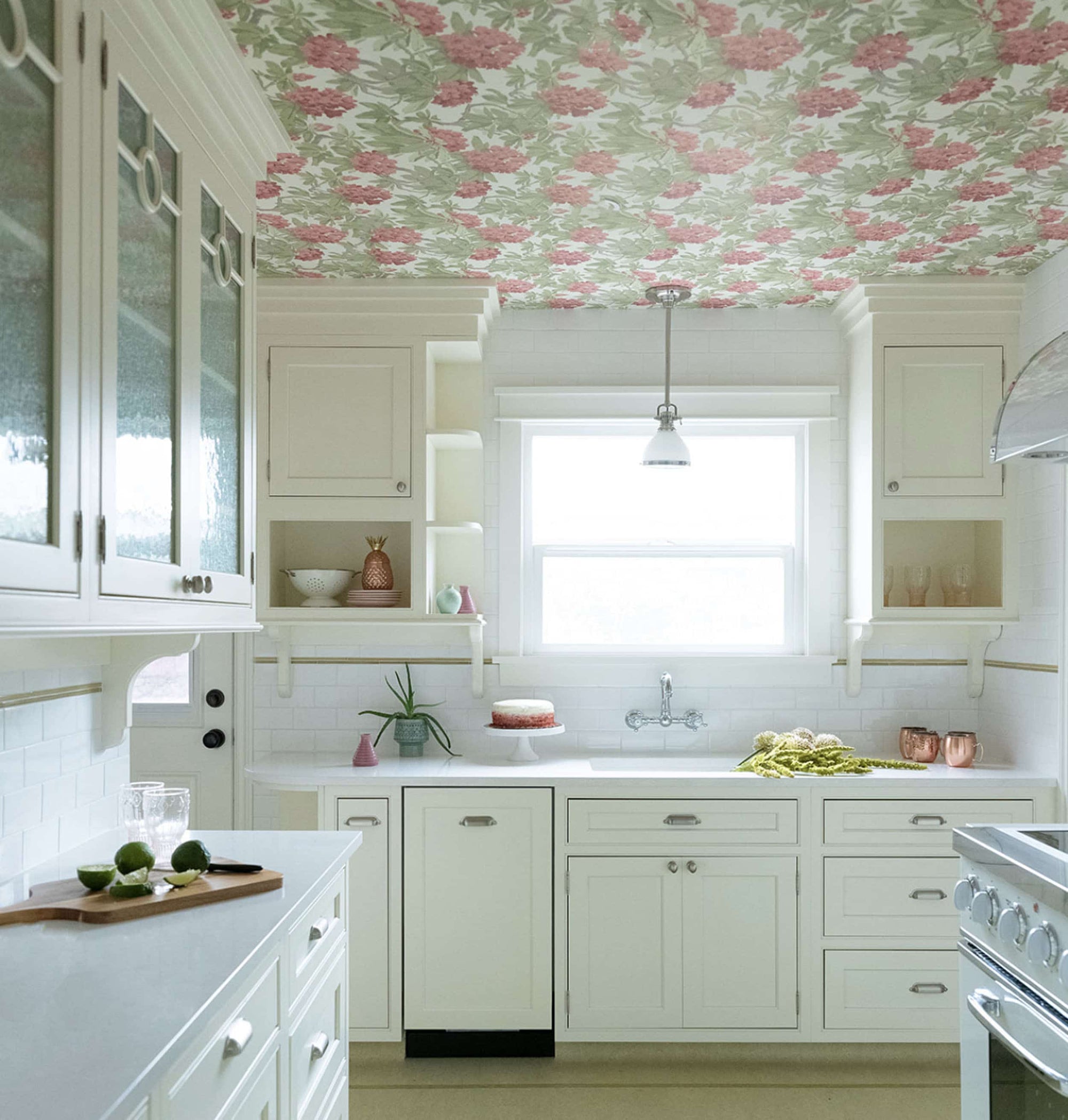 Wallpapering the 5th Wall - The Ceiling