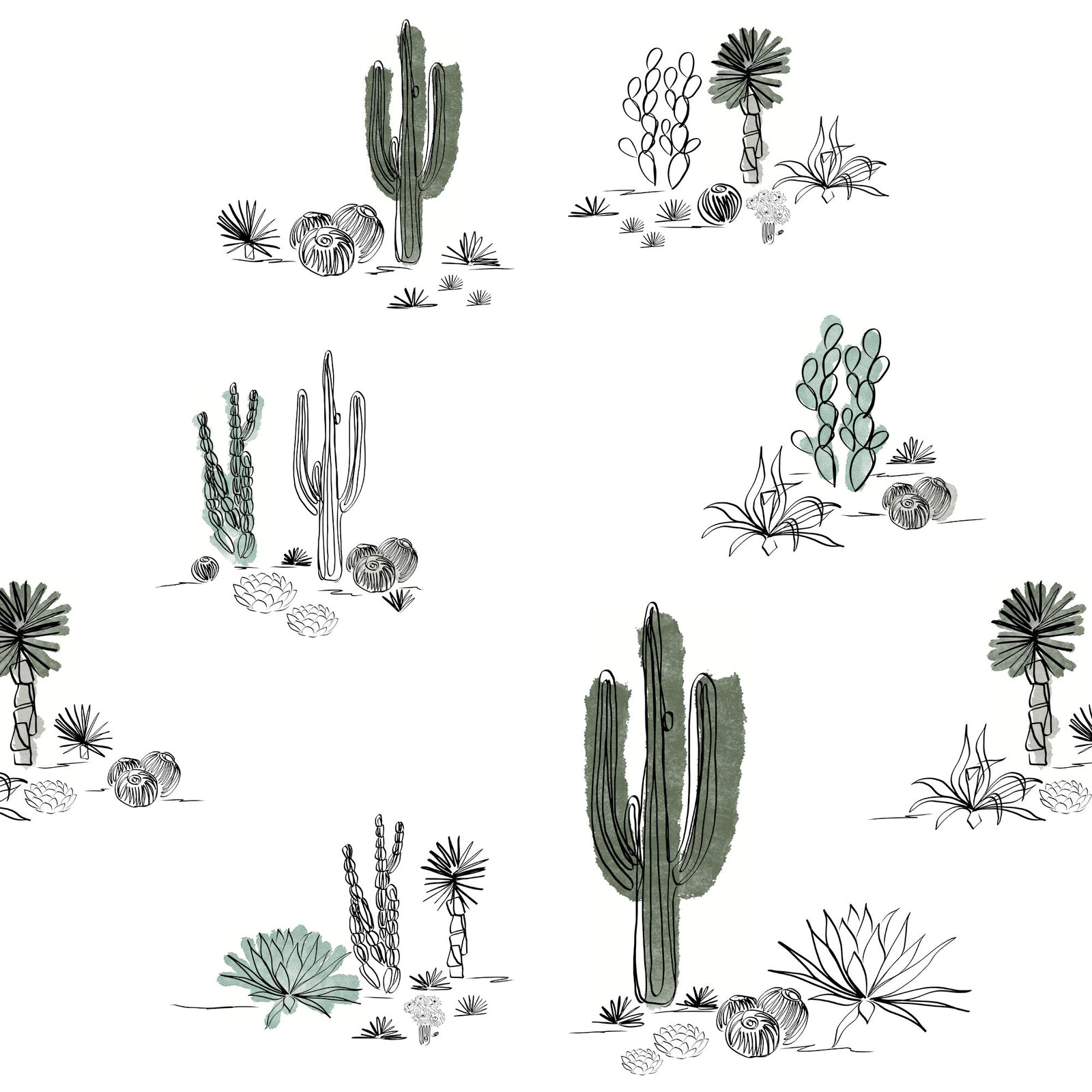 PRICKLE MY FANCY CACTUS WALLPAPER COLLECTION