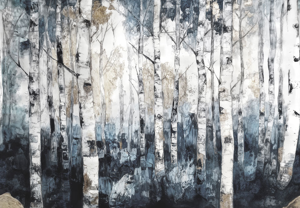 Birchwoods Blue-Grey Swatch