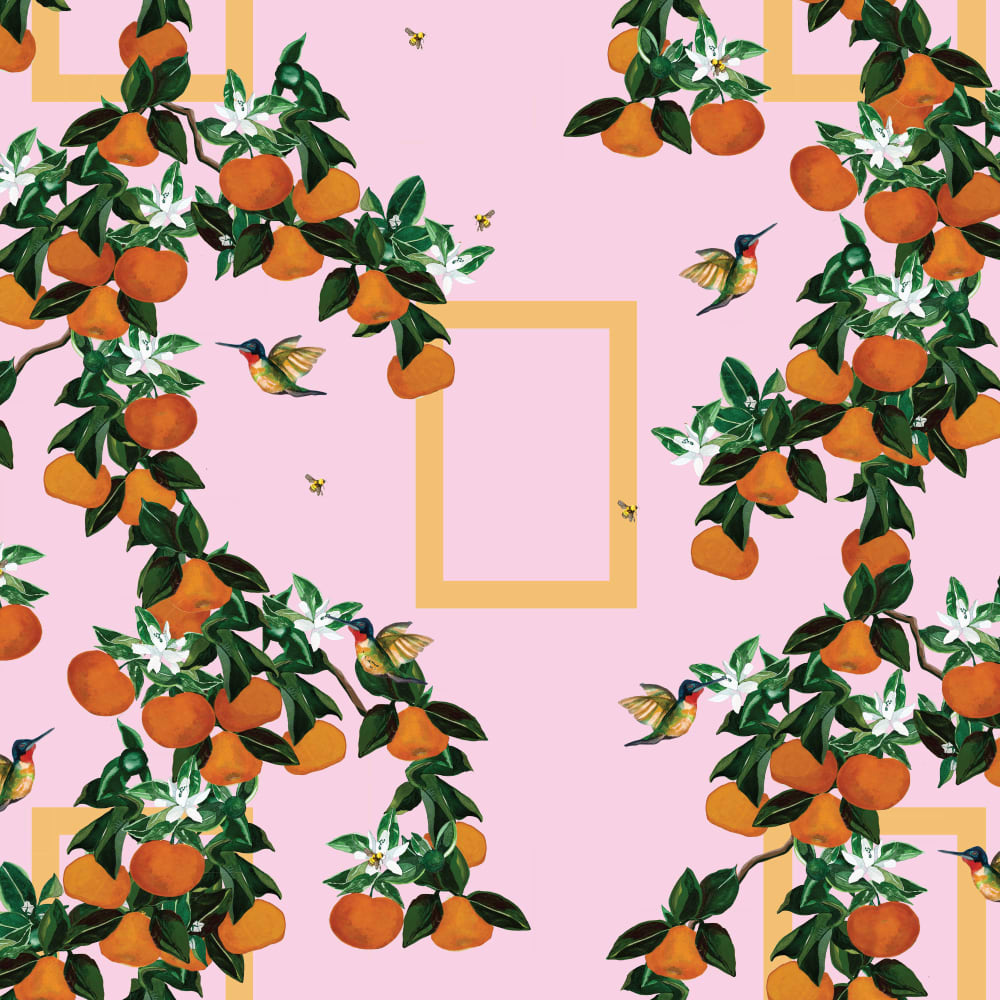 Birds Bees & Squeeze Pink