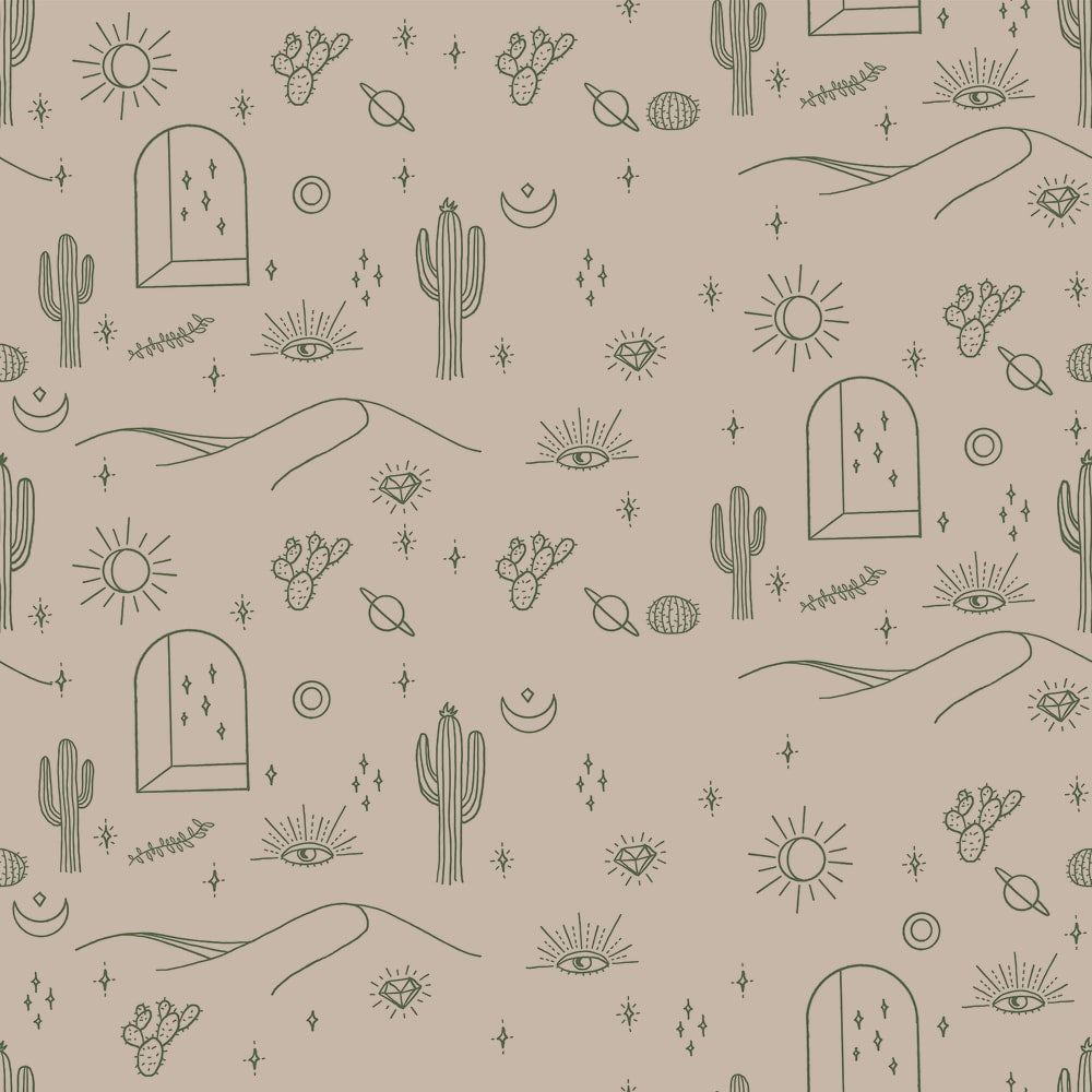 I Spy With My Little Eye pattern in vintage colors