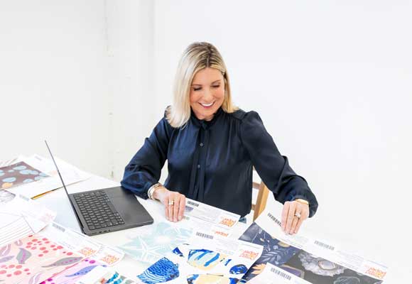 Joanie O'Connor working