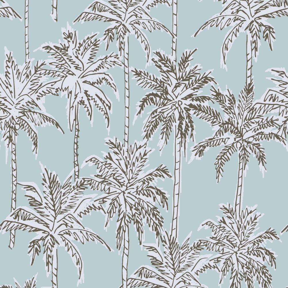 Let's Be Fronds Sea Mist Full Scale