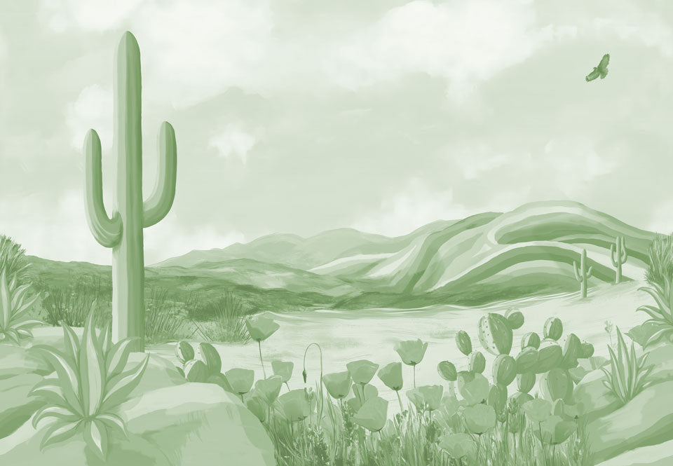 DesertScape Overcast Green Swatch