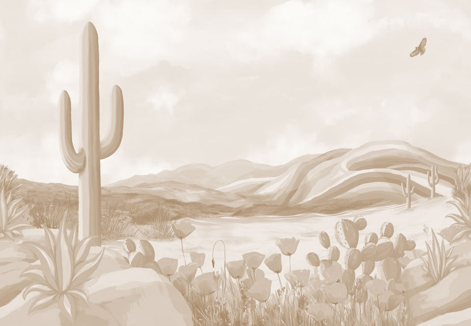 DesertScape Overcast Sepia Swatch