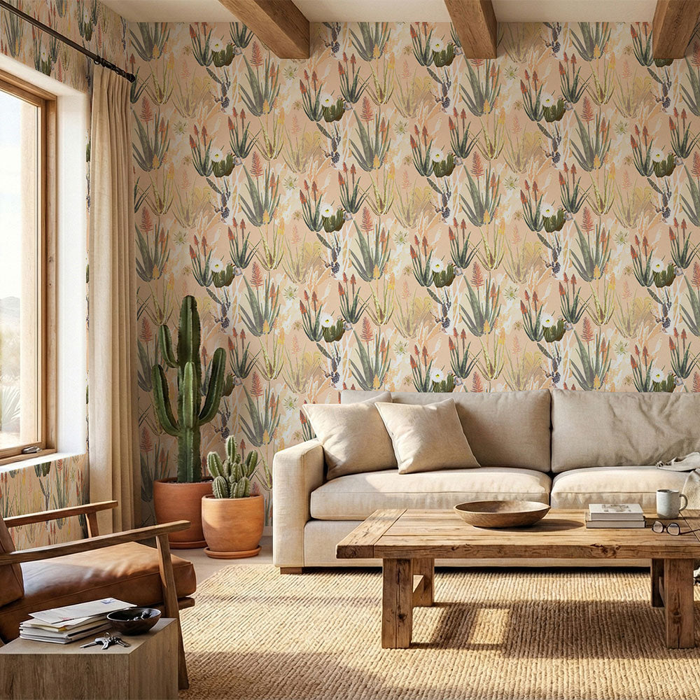 Aloe, It's Me | Succulent Cactus Wallpaper