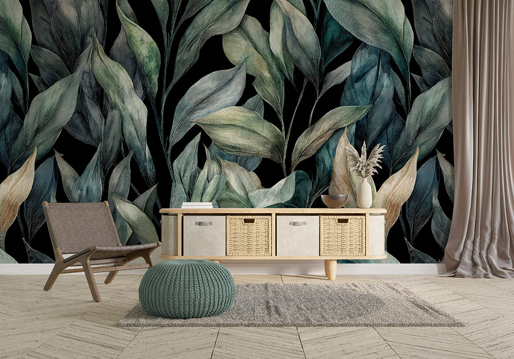 Unbeleafable living room mockup