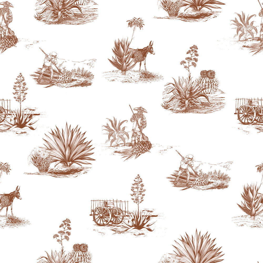 Agave Harvest Clay Tile pattern image